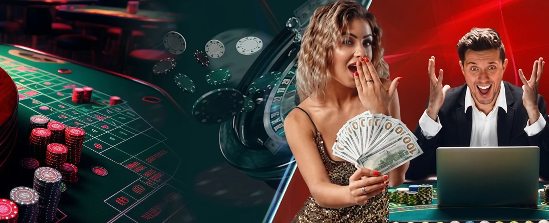 Taya777 Casino hero image with golden chips and dynamic lighting